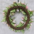 thumbnail image 4 of EUDIDV Decorative Faux Flowers Artificial Peony Wreath Door Wreath Spring Wreath Round Wreath Home Decoration Artificial Flowers, 4 of 4