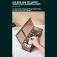 thumbnail image 5 of Wovilon Desktop Data Cable Storage Box Charger Charging Cable Organizing Split Power Cord Storage Box, 5 of 7