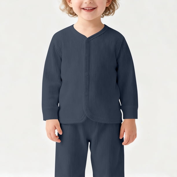 Prendas de abrigo y chaquetas informales sin capucha de manga larga para niños, abrigo para bebés, blusa de moda de otoño y primavera con jersey, camisa de manga larga con cuello redondo de color liso