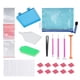 thumbnail image 5 of Juego de herramientas de pintura de cristal de color aleatorio, bolígrafo de pintura de cristal, bandeja de diamantes de imitación, kit de arcilla de bolígrafo de doble punta 70 unids/set Methold HA6056-00B, 5 of 6