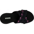 thumbnail image 5 of Skechers Slip-On Sandals for Women, on the Go 600, Cross-Strap Design, Floral Print, Cushioning, Goga Mat Footbed, 5 of 5