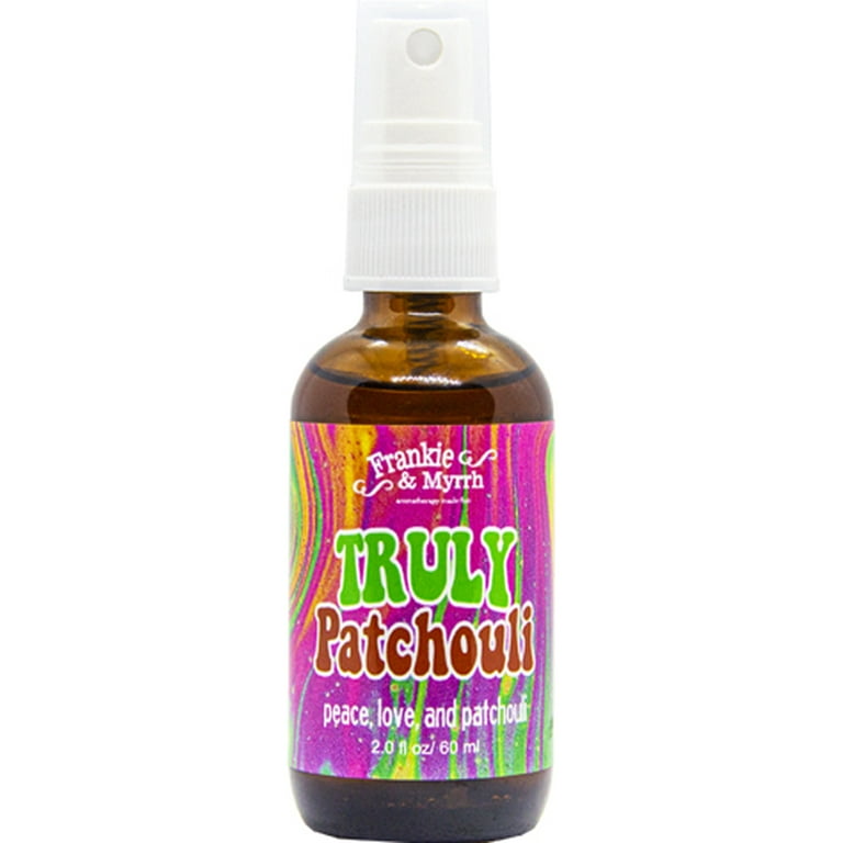 Truly Patchouli Dark Aged Patchouli Oil Perfume Cologne Earthy Musky Aromatherapy Spray for Relaxing Stimulation and Energy Room Linen and