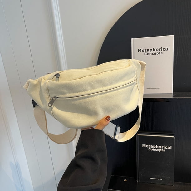 Bolso de pecho ajustables para niñas, correas de hombro, Color sólido de calle de moda para viajes