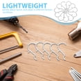 thumbnail image 3 of TABLZONE 30Pcs Versatile Metal Pegboard Hooks for Kitchen Cabinets Garage Tool Hanging, 3 of 8
