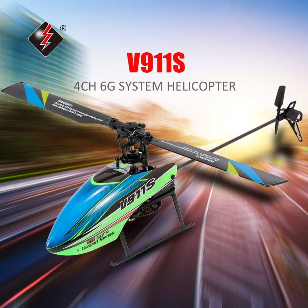 WLtoys V911S 4CH 6G Helicopter With Gyroscope For Training Kids 2 Batteries A2C7 