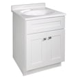 thumbnail image 2 of Pemberly Row Ready to Assemble Wood Vanity without Top in White-24", 2 of 7