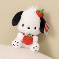 thumbnail image 1 of Sanrio Hello Kitty Melody Kuromi Pacha perro canela perro fresa fresca muñeco de peluche colgante, 1 of 5