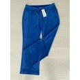 thumbnail image 2 of Juicy Couture Plus Size Velour Track Pants Ming Blue ( 2X ), 2 of 2