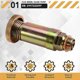 thumbnail image 4 of New Hand Pump Priming Fuel Pump Hand Primer Pump 2447222000 2447222099 for, 4 of 4
