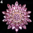 thumbnail image 6 of SmartBy Women Fashion Shiny Alloy Rhinestone Flower Wedding Bridal Bouquet Brooch Pin, 6 of 6