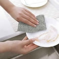 thumbnail image 4 of 2pc Kitchen Drying Cloths Fleece Reusable Dish Dish Super Cloths Coral 1 Nonstick Lint Absorbent Towels And Premium Of Oil Kit Towels Piece Cleaning Fast Kitchen Dining & Bar, 4 of 9