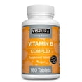 thumbnail image 1 of Complejo de vitamina B VISPURA 180 comprimidos veganos con B1, B2, B3, B5, B6, B7, B9, B12, 1 of 7