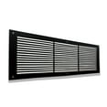 thumbnail image 2 of Air Return Grille 8″x30″ Faceplate 10″x32″ – Cast Aluminum HVAC Vent Cover Decorative Powder Coated Re-Paintable for Walls, Ceilings, Floors – Linear Design (VR-109, 2 of 7