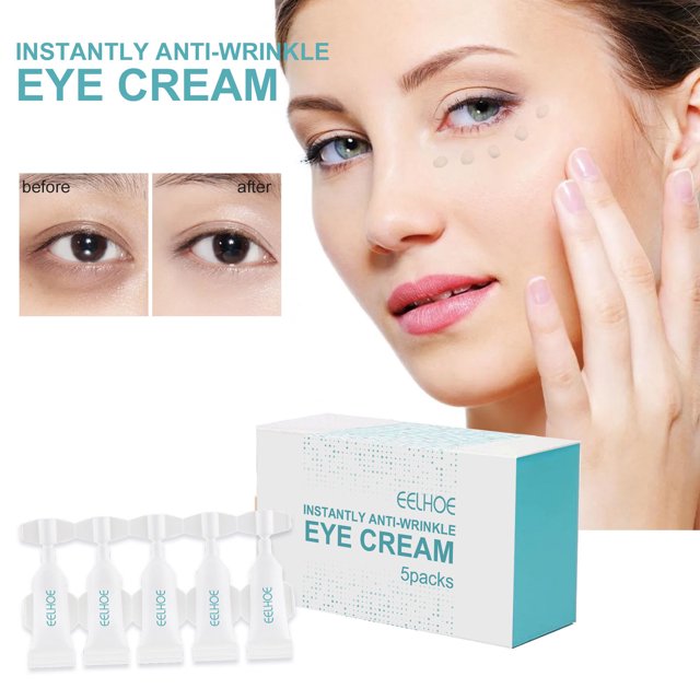 Fiudx Ofertas Flash Del Día Crema Para Ojos Antiarrugas Instantánea, Nutre Los Ojos, Hidrata Y Blanquea La Piel Eve Skin