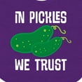 thumbnail image 4 of Inktastic Funny in Pickles We Trust Boys or Girls Baby Bib, 4 of 4