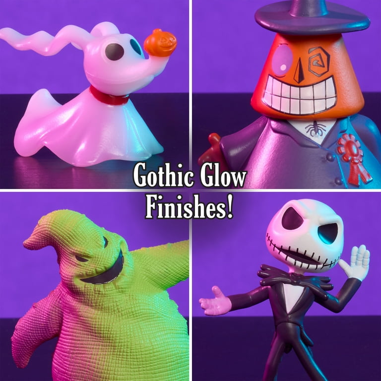 Disney Tim Burton's The Nightmare Before Christmas 7-Pack Figure Set for  Kids Ages 3 and Up