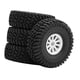 thumbnail image 3 of 4 neumáticos de repuesto para crawler RC a escala 1/10. Accesorios y piezas para neumáticos. Cubo de rueda blanco, 3 of 9