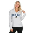 thumbnail image 2 of Men's Concepts Sport  White/Gray Notre Dame Fighting Irish French Terry Striped V-Neck Pullover Hoodie, 2 of 4