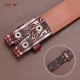 thumbnail image 3 of SUOSDEY Western Belt Strap for Men Women,Cowboy Cowgirl Engraved Embossed Leather Belt for Jeans(without Buckle), 3 of 3