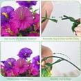 thumbnail image 3 of 2 paquetes de flores artificiales colgantes para exteriores, flores artificiales de seda y plantas artificiales realistas, adecuadas para decoración de terraza, porche y jardín, 3 of 6