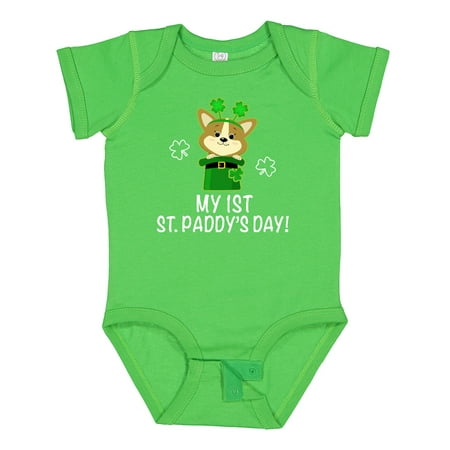 

Inktastic First St Patricks Day Outfit Gift Baby Boy or Baby Girl Bodysuit
