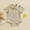 Khaki, variant on LWFFDAW Infant Baby Boys Girls Short Sleeve Onesies Button Up Collared One Piece Sleepwear Solid Romper Jumpsuit Summer Soft Bodysuit Clothes