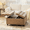 Champagne, variant on 35 Inch Large Square Storage Ottoman, Storage Ottoman Coffee Table with Lift Top Linen Ottomans Bench Square Footrest Oversized Upholstered Coffee Table for Living Room Bedroom (Gray)