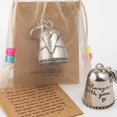 thumbnail image 1 of Creative Bell Angel Good Luck Ornament Crafted Tiny Silver Bell Decorations for Vehicles Doors Backpacks Keys, 1 of 3