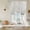 Gray, variant on Grey Abstract Tie Up Curtains 45 Inches Long, Kitchen Window Curtains Over Sink, Industrial Modern Moody Urban Small Window Curtains Shade Balloon Curtains Valances for Bedroom/Cafe 34"x45"
