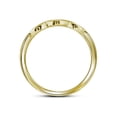 thumbnail image 3 of Diamond Princess 10kt Yellow Gold Round Diamond Halo Bridal Wedding Ring Band Set 1/4 Cttw, 3 of 3
