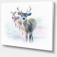 thumbnail image 2 of Beautiful Deer With Big Horns - Animal Canvas Art Print, 2 of 4