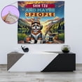 thumbnail image 4 of I Like Fishing, and my Shih Tzu, and Maybe 3 People. Happy Father's Day Tapestry Lion Dog Lover Gifts Wall Hanging Backdrop Home Decor - 00004, 4 of 5