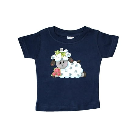 

Inktastic Little Bow Sheep Gift Baby Boy T-Shirt