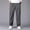 Dark Gray, variant on EchfiProm Elastic Waist Men Pants For Hot Weather Dark Gray Cargo Pants Long Outdoor Sports Track Pants Men XXXXXXL