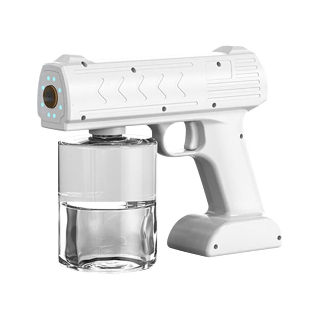Moyic Atomizador de luz azul portátil para el rociador de vapor de 500 ml para el coche de la oficina en el hogar al aire libre Accesorios para electrodomésticos blanco