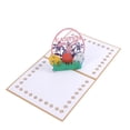 thumbnail image 5 of Minkissy Bunny Greeting Card 1Set Beige 3D Cutout Design Easter Gift For Students And Teachers, 5 of 8