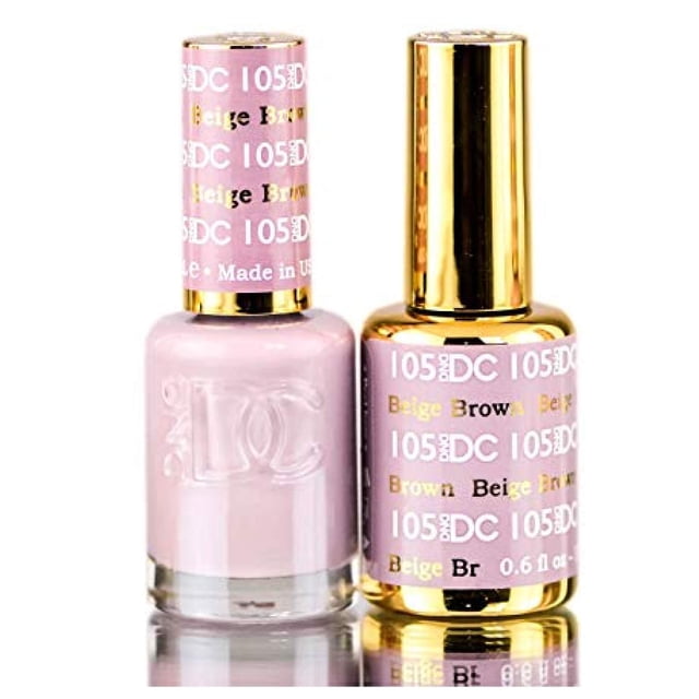 Set de esmaltes de uñas DAISY DND DC Neutrals, 15 ml, más purpurina