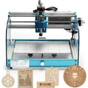 Genmitsu 3018-PROVer V2 CNC Milling Machine, Desktop CNC for Beginner with Limit Switches & Emergency-Stop, Upgraded Z Axis Aluminum Spoilboard, Working Area 11.2 x 7.1 x 1.6 inches