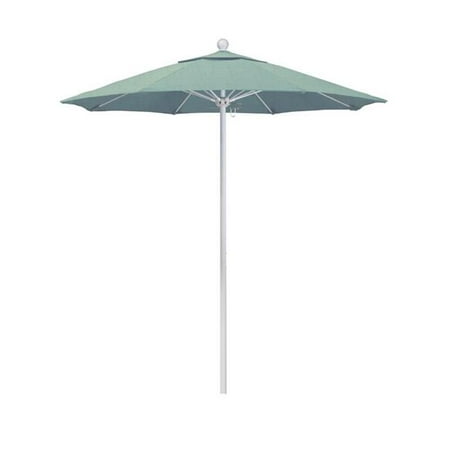California Umbrella ALTO758170-5413 Venture White Market Umbrella  Spa - 7.5 ft. x 8 Ribs