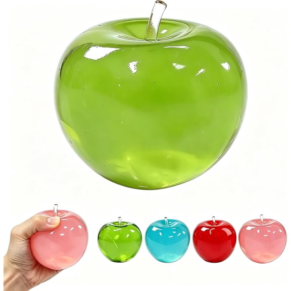 Apple Squishy Fidget Toy, Jumbo Slow Rising Stress Ball for Adults