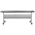 thumbnail image 2 of National Public Seating BPFT Series Plastic Training Table in Charcoal Slate, 2 of 10