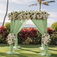 thumbnail image 5 of Sheer Chiffon Wedding Arch Drapery 300x75cm Flowing Fabric for Ceremonies & Photo Backdrops, 5 of 8