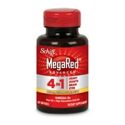 MegaRed Advanced 4 in 1, 2x Concentrated Omega3- 900 mg (60ct)