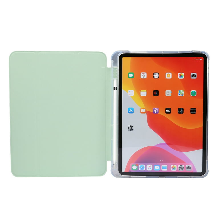 IPad Soft TPU Clear Back Smart Cover With Build-in Apple 