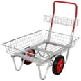 thumbnail image 3 of Heavy Duty Garden Cart with Wheels, 330 lbs Steel Utility Wagon for Yard, Lawn, Patio Gardening and Plant Transport, 3 of 9
