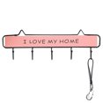 thumbnail image 1 of Coofit Hook Rack Decorative Wood Hook Rail Coat Rack Hat Rack for Home Hallway Bedroom, 1 of 10