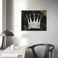 thumbnail image 3 of JEUXUS Canvas Print Wall Art Untitled 1982 Crown Graffiti Art Picture Theme Party Decor Prints Painting Nordic Decoration Living Room Home Decor 20x16 inch, 3 of 4