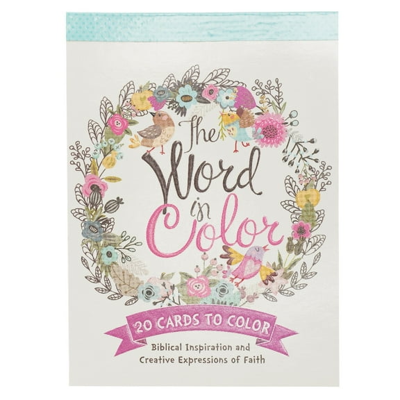 The Word In Color - 20 Inspirational and Exquisitely Designed Cards To Color Expressions of Faith to Inspire Creativity and Relaxation Stationery Postcard Size, 6.5 x 4.75
