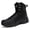 Black, variant on Men's Steel Toe Work Boots 8 inch Lightweight Comfortable Indestructible Puncture Proof for Industrial Construction Warehouse Roofing Logger Riding Safety,Black
