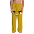 thumbnail image 4 of ATOGUTA Comfy Lounge Pants Boys Funny Graphic Sweatpants Athletic Sports Pants for Kids Size 4T-14, Yellow, 4 of 5